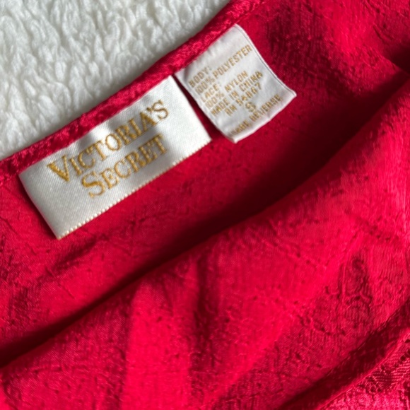 VTG Gold Label Victoria’s Secret Womens Romantic Lace Lingerie Holiday Cami S - Picture 6 of 6